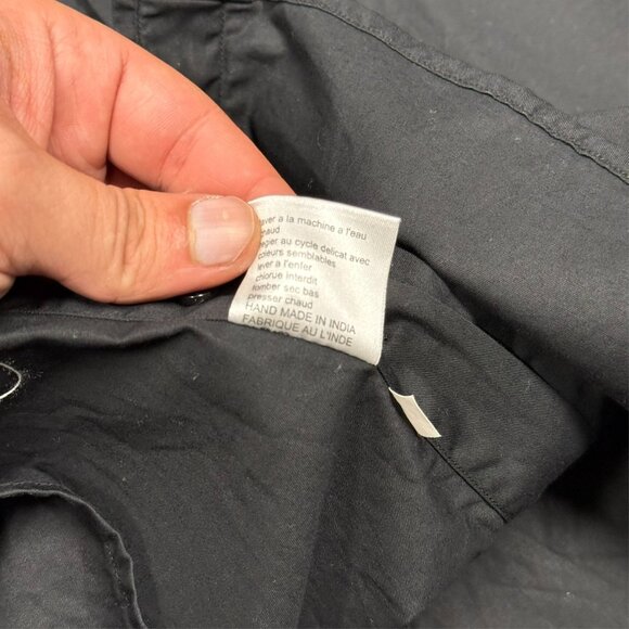 Spier & Mackay Dress Shirt Long Sleeve Black Mens Slim Fit 15 Small - Picture 8 of 8